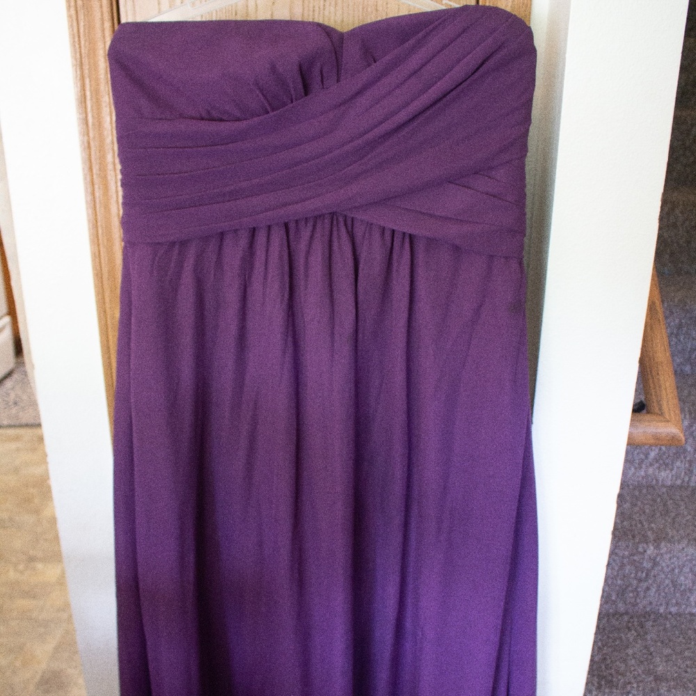 Altered bridesmaid dress